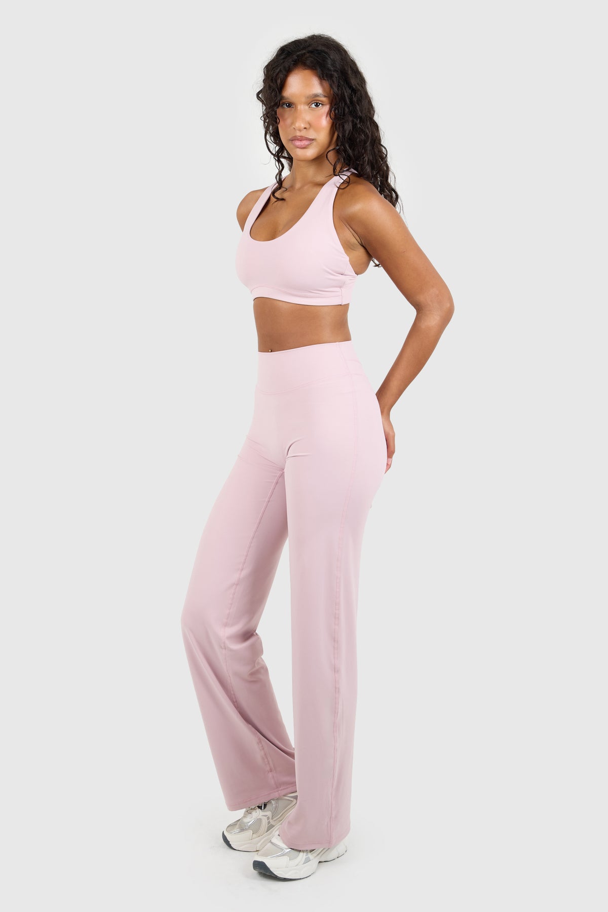 Cloud Sculpt Crossover Blush Pink Strap Bra