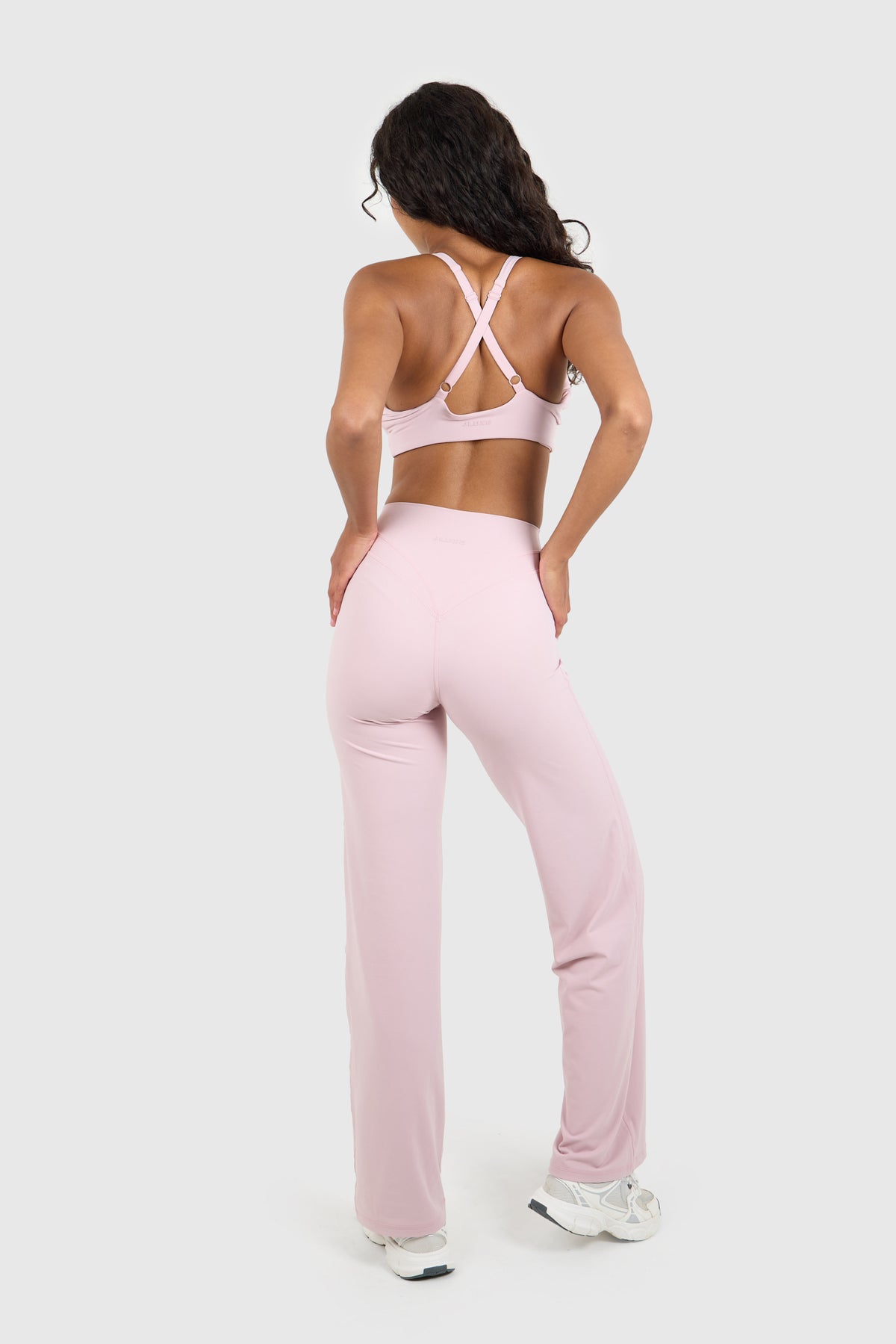 Cloud Sculpt Straight Leg Yoga Trouser Blush Pink