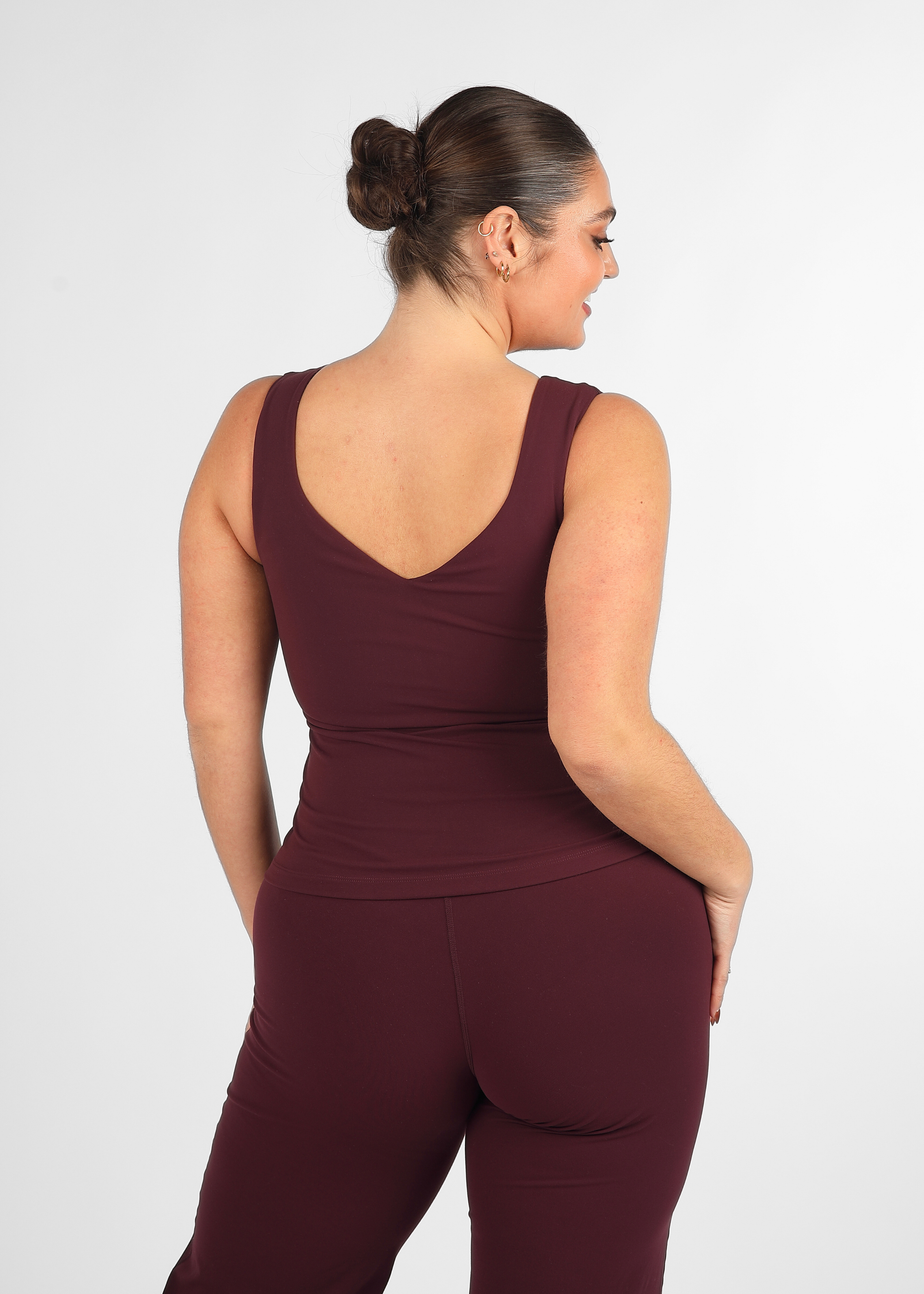 Soft Form Wine Reversible Sweetheart Vest