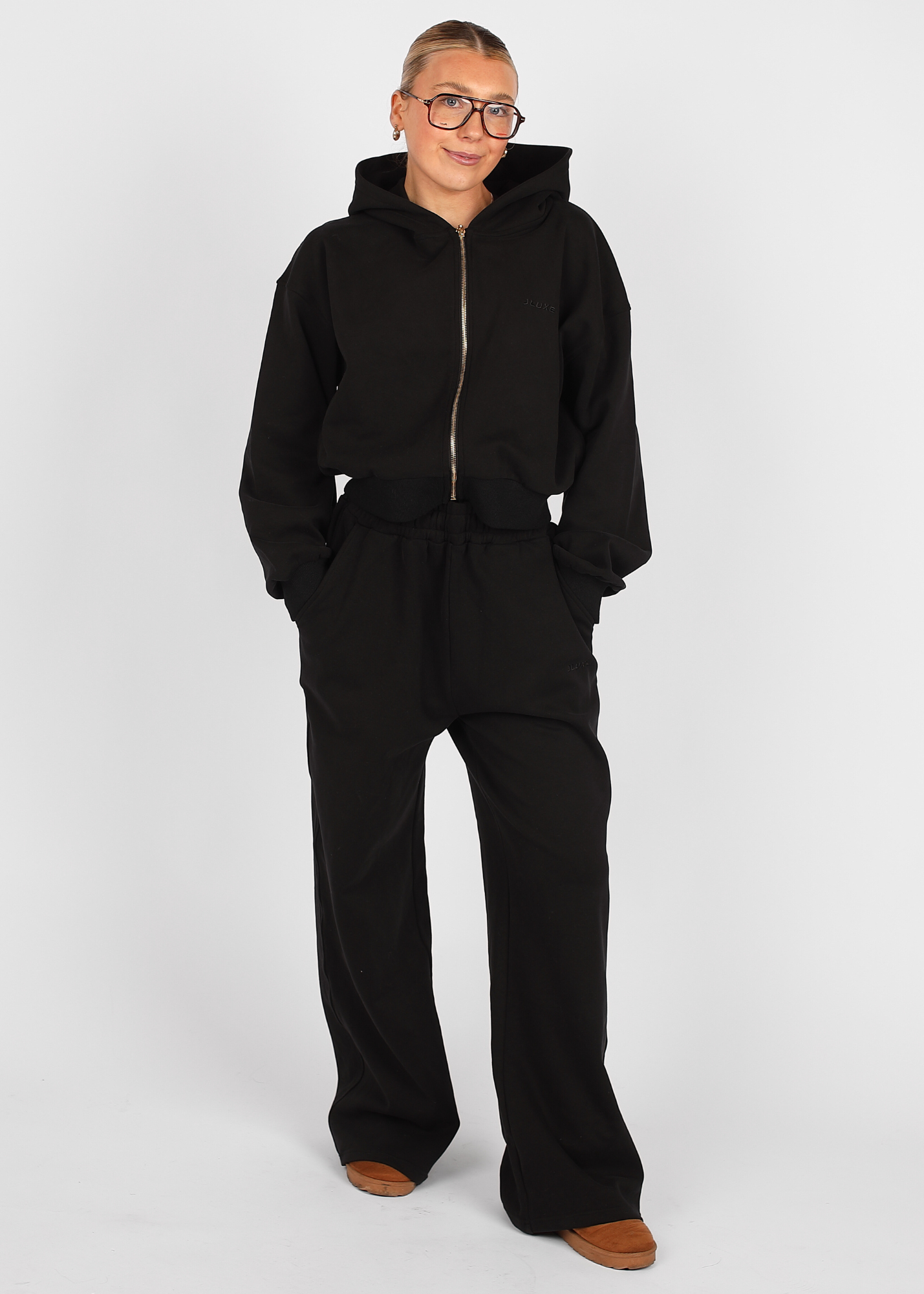 Ultra Soft Black Zip Hoodie