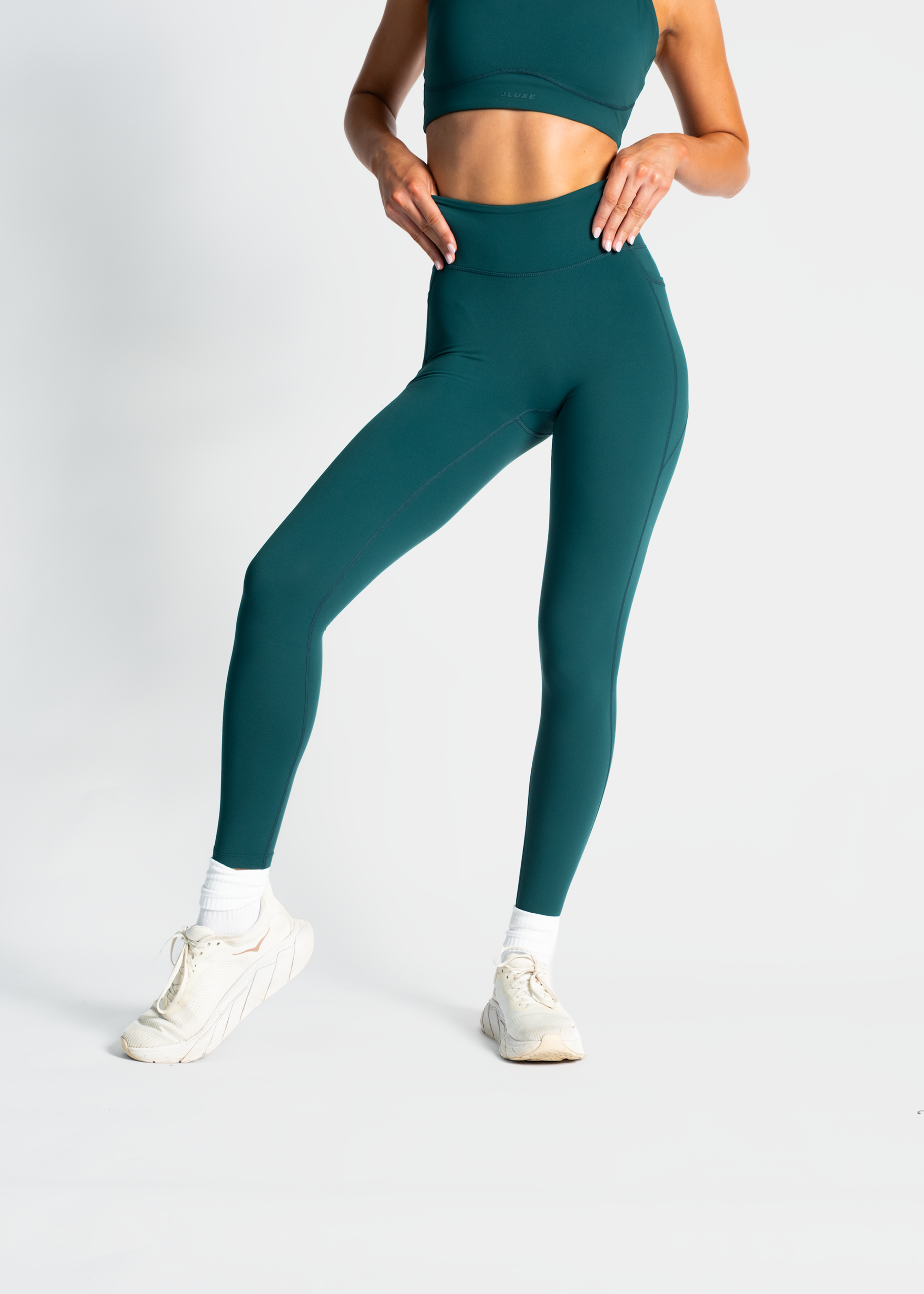 Soft Form Recycled Hybrid Teal Pocket Legging