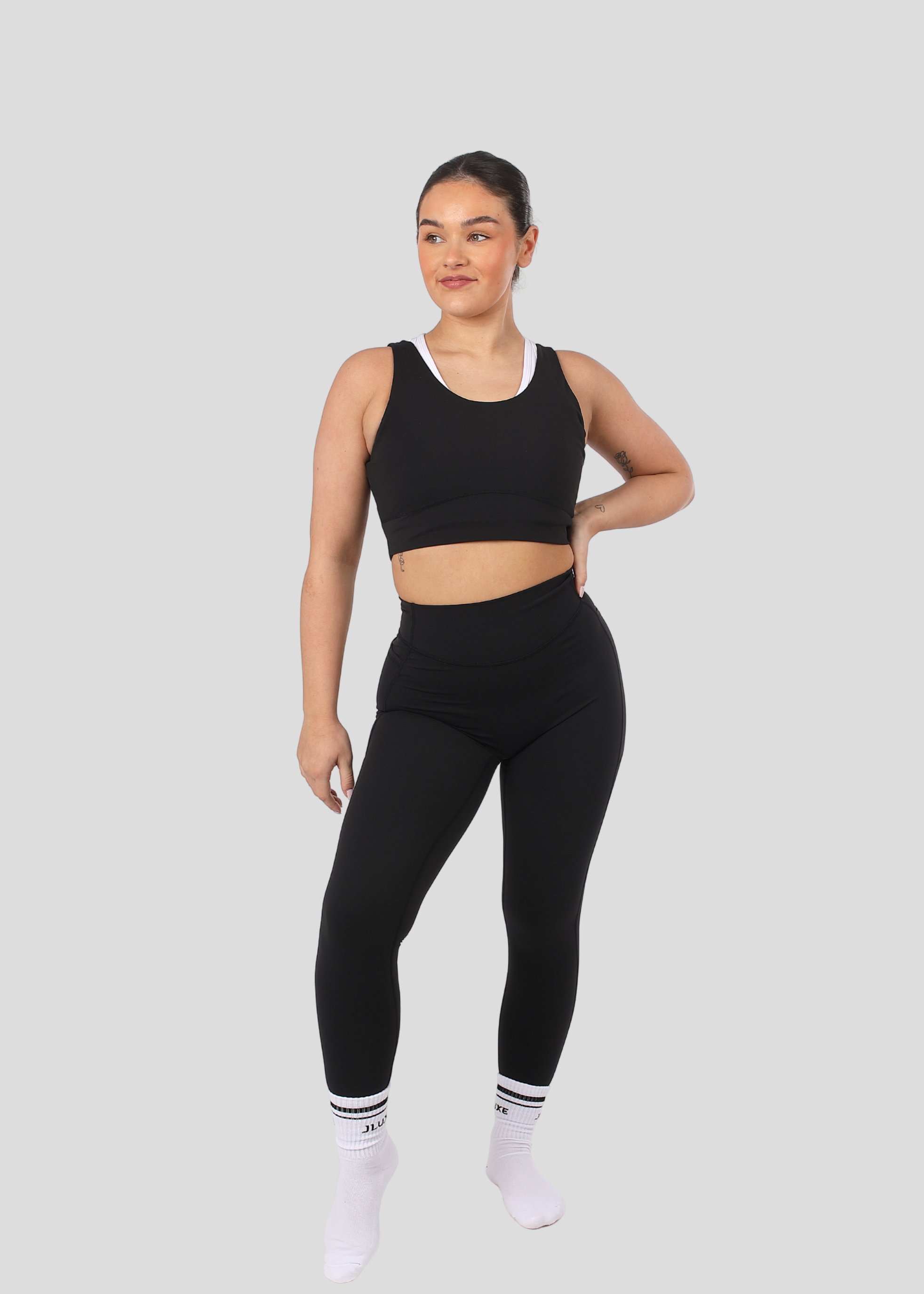 Soft Form Recycled Black Pocket Legging