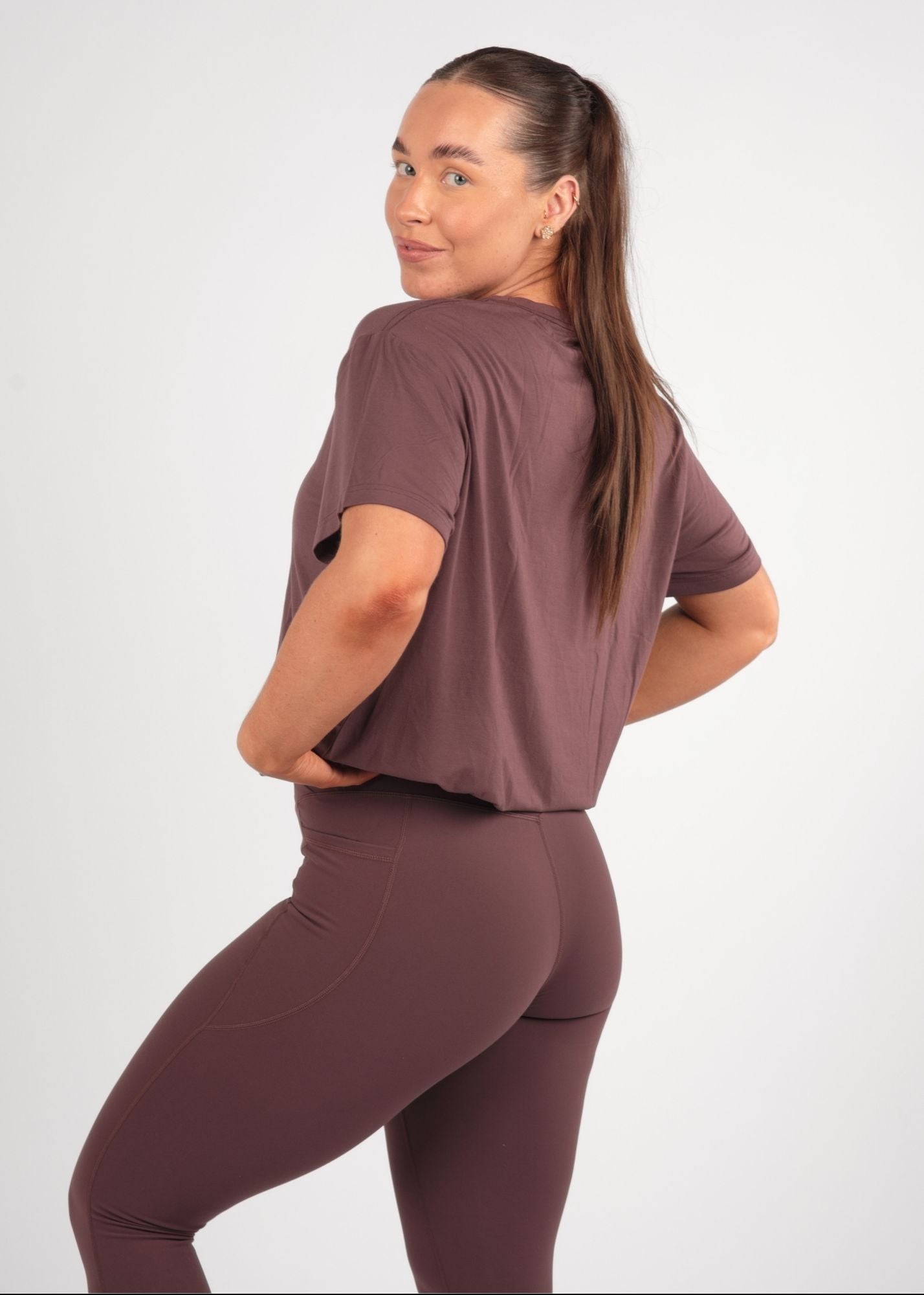 Ultra Soft Oversized Huckleberry Multiway Tee