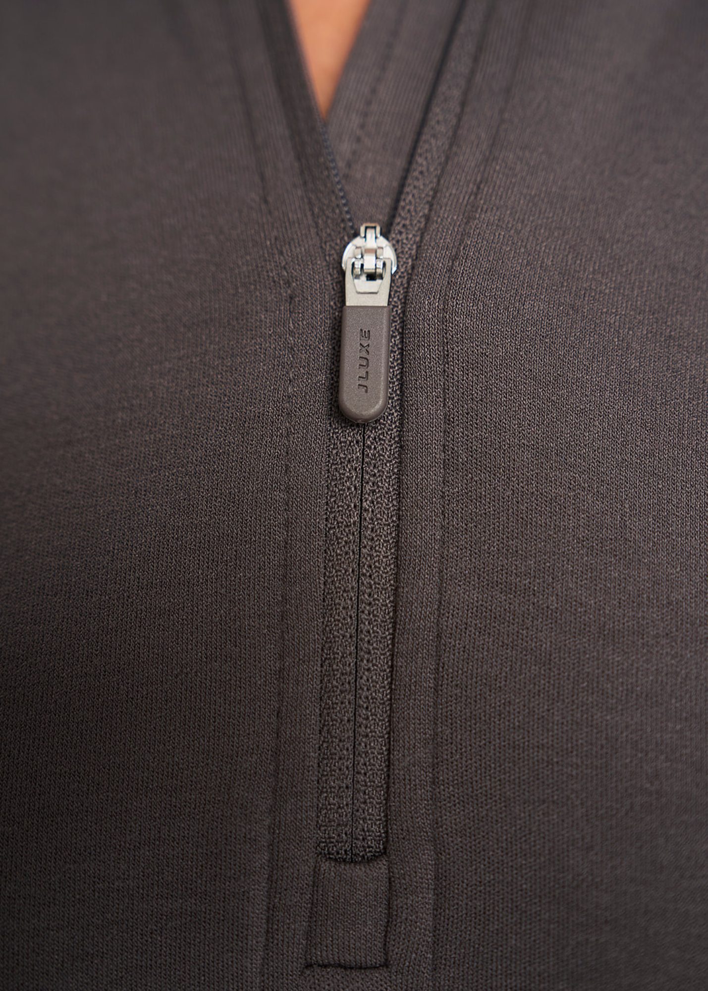 Soft Luxe Cocoa Quarter Zip Sweatshirt