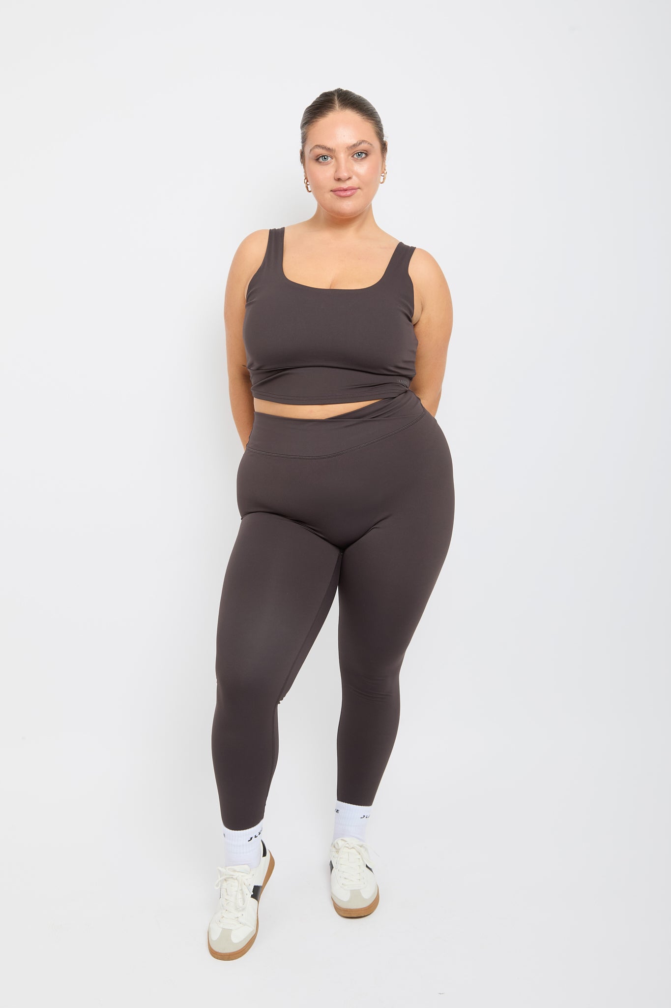CloudLuxe Core Coffee Longline Sports Bra