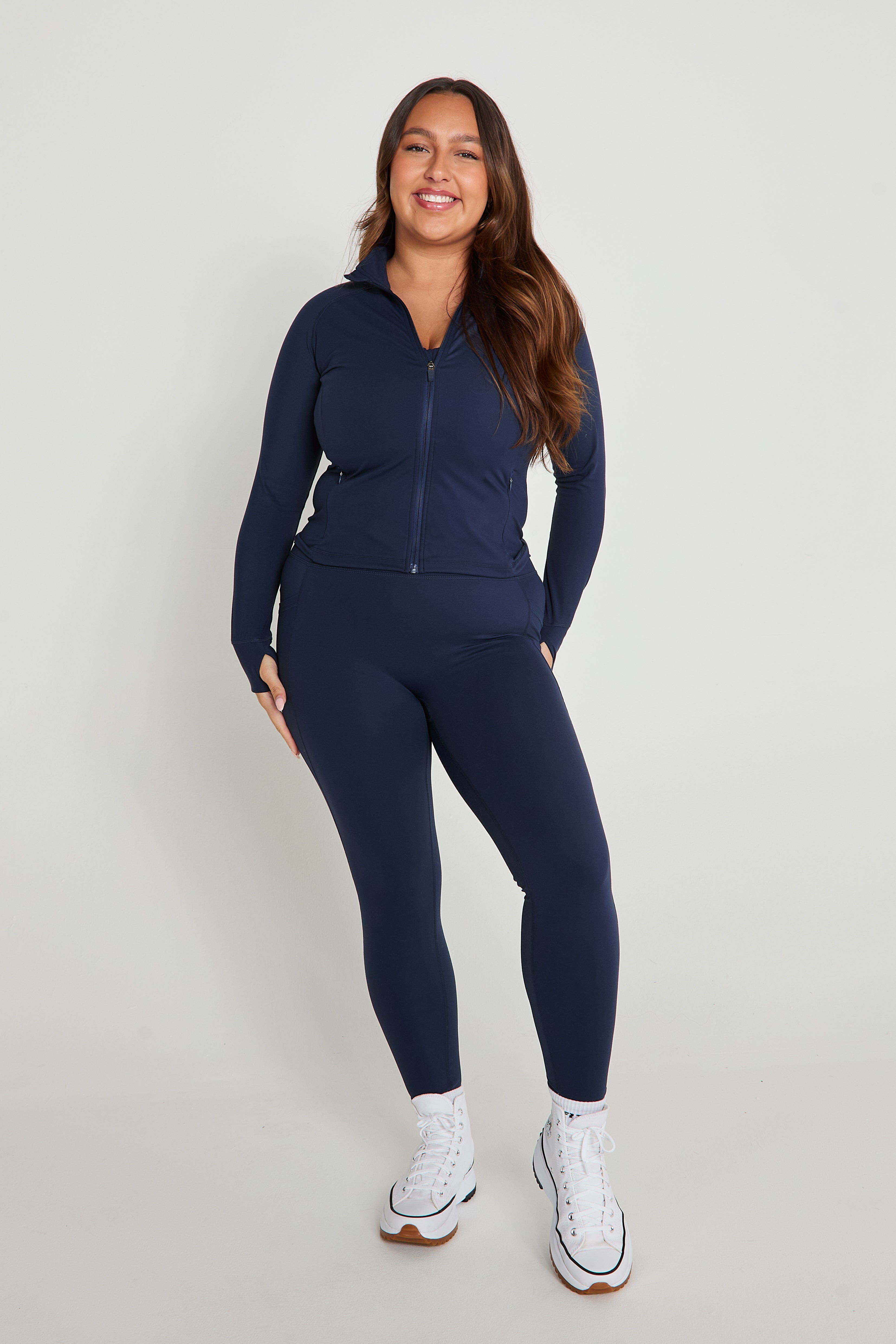 CloudLuxe Navy Pocket Leggings