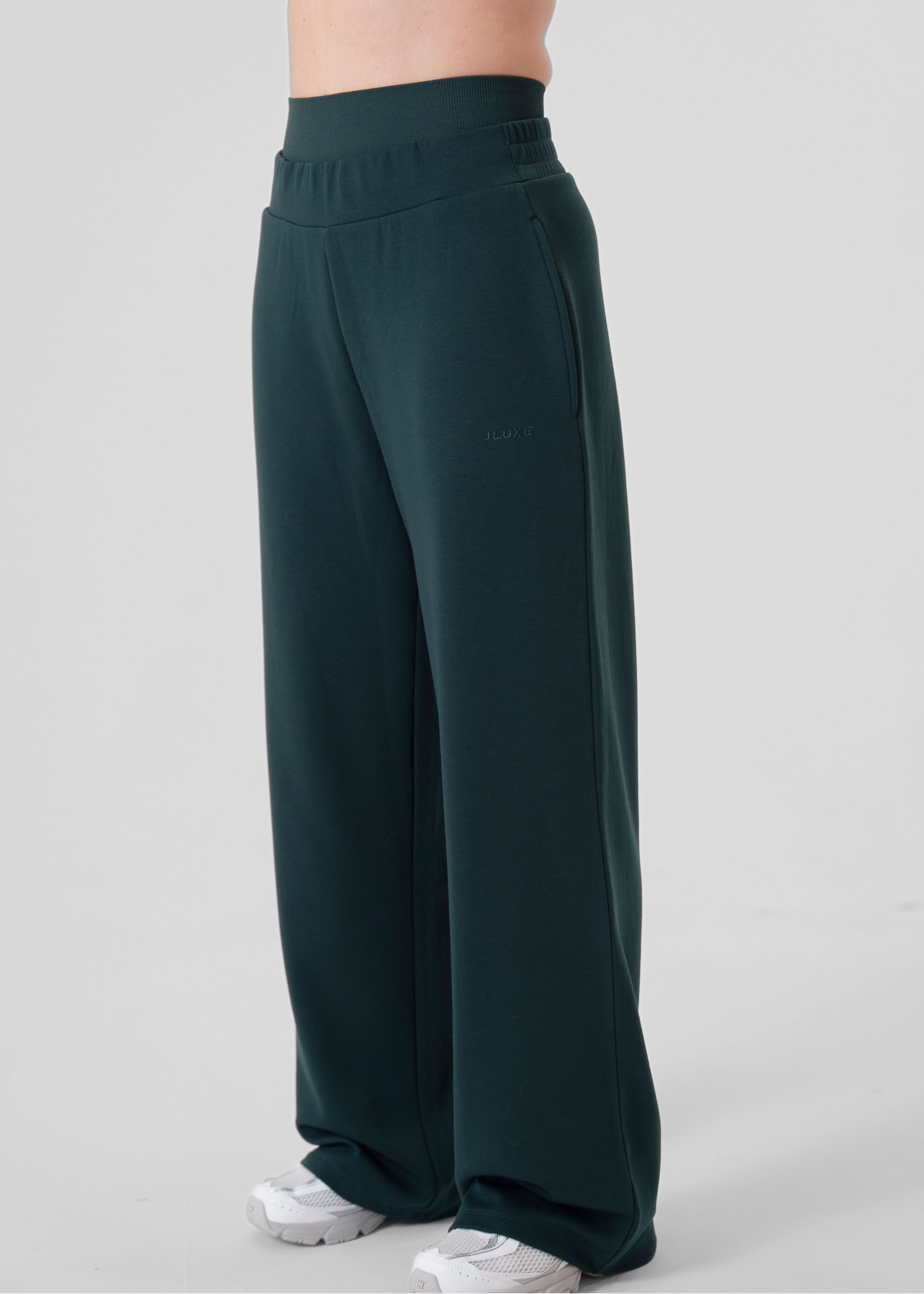 Soft Luxe Forest Wide Leg Trouser