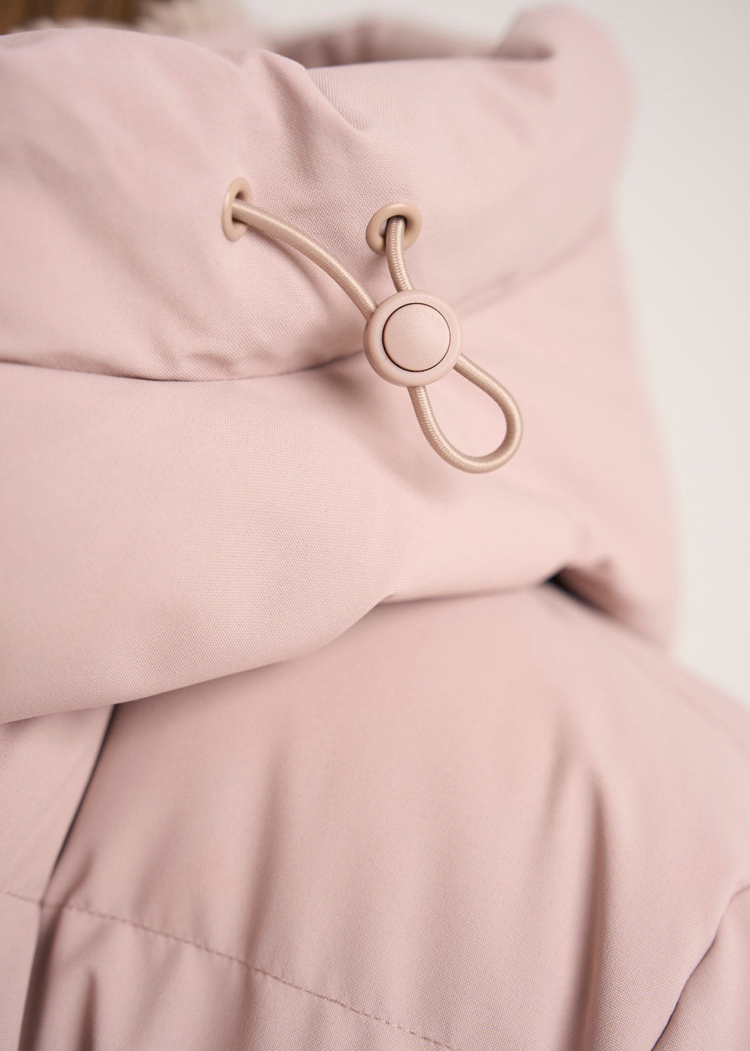 Contour Longline Fawn Puffer Coat