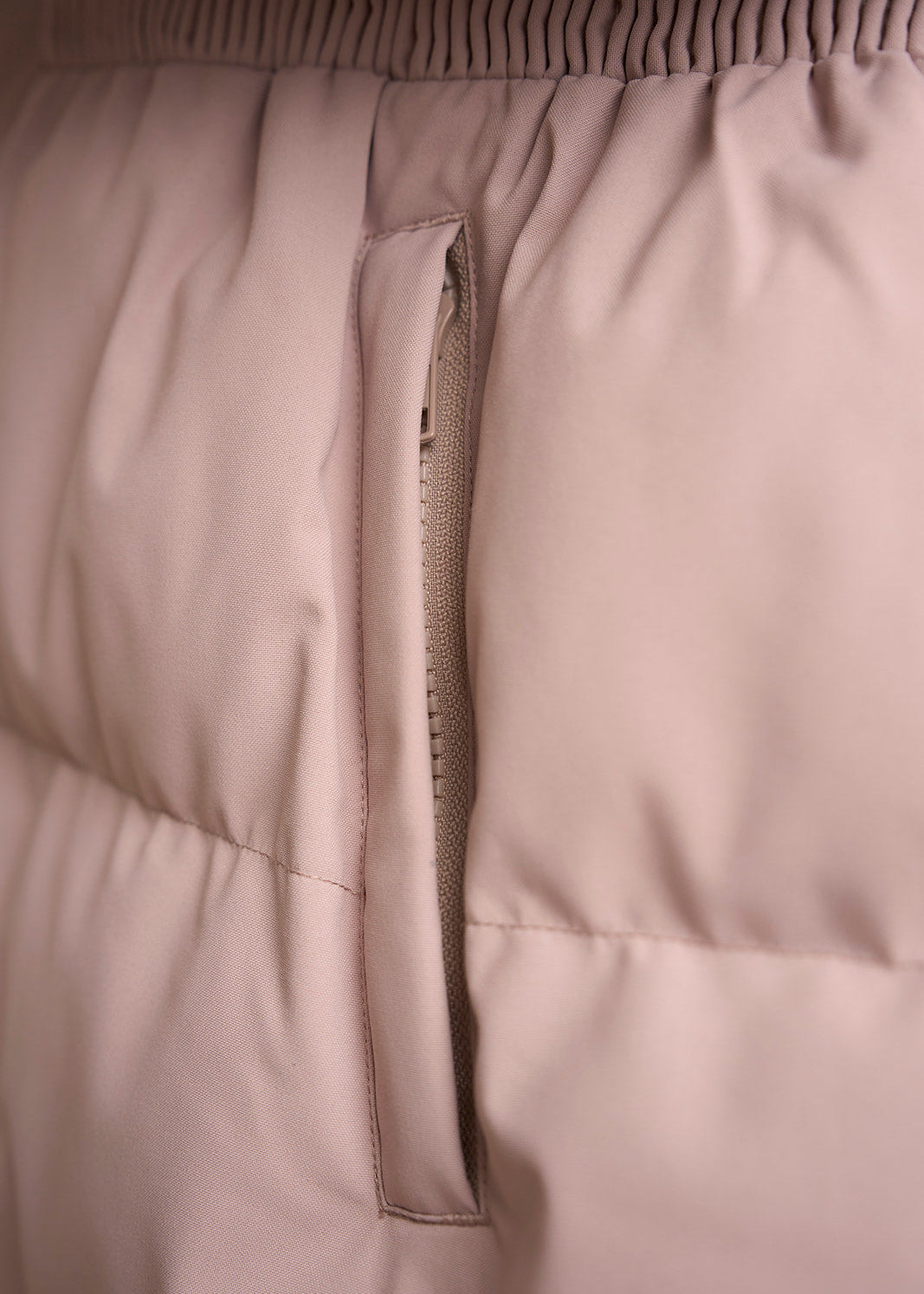Contour Longline Fawn Puffer Coat