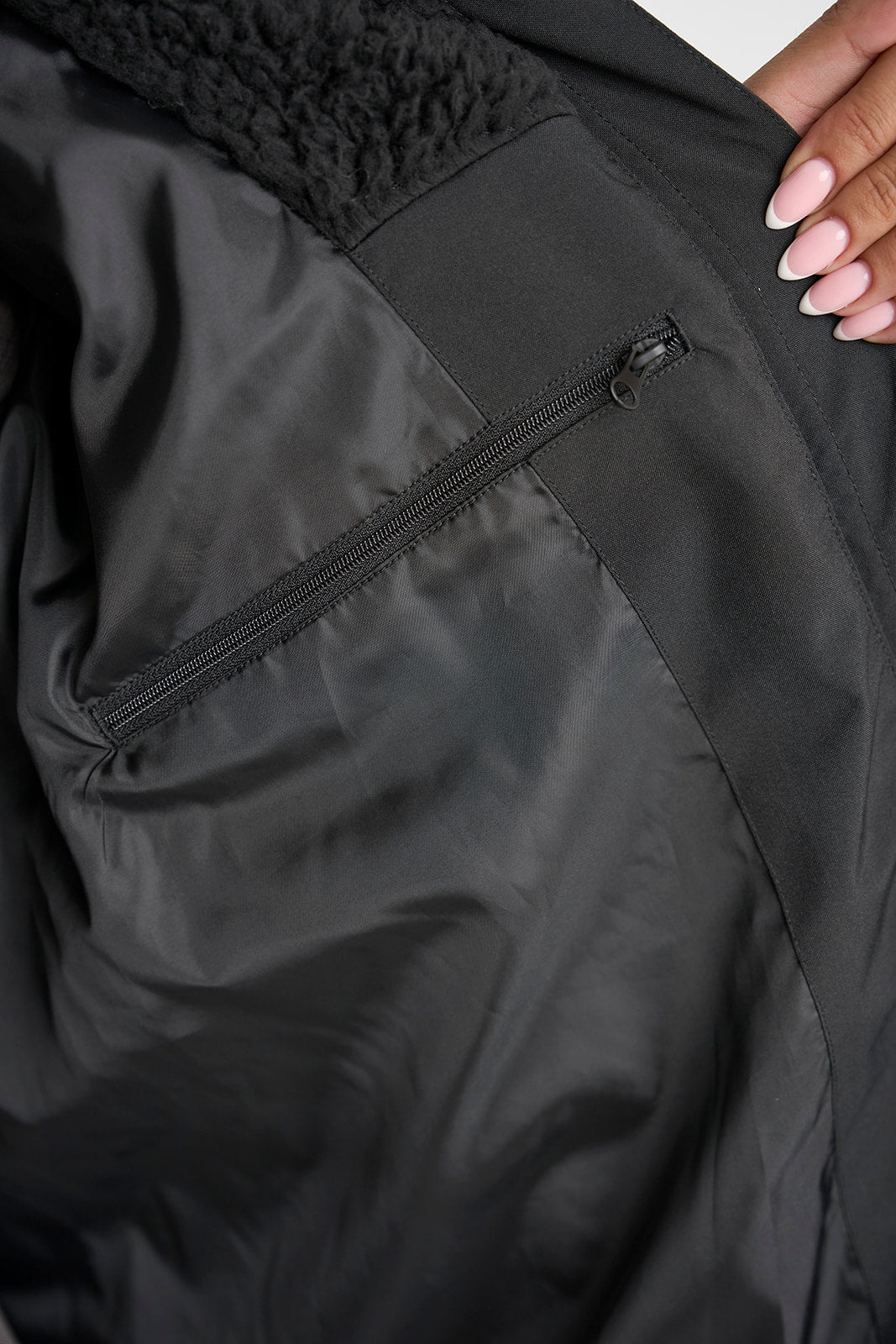 Contour Longline Black Puffer Coat