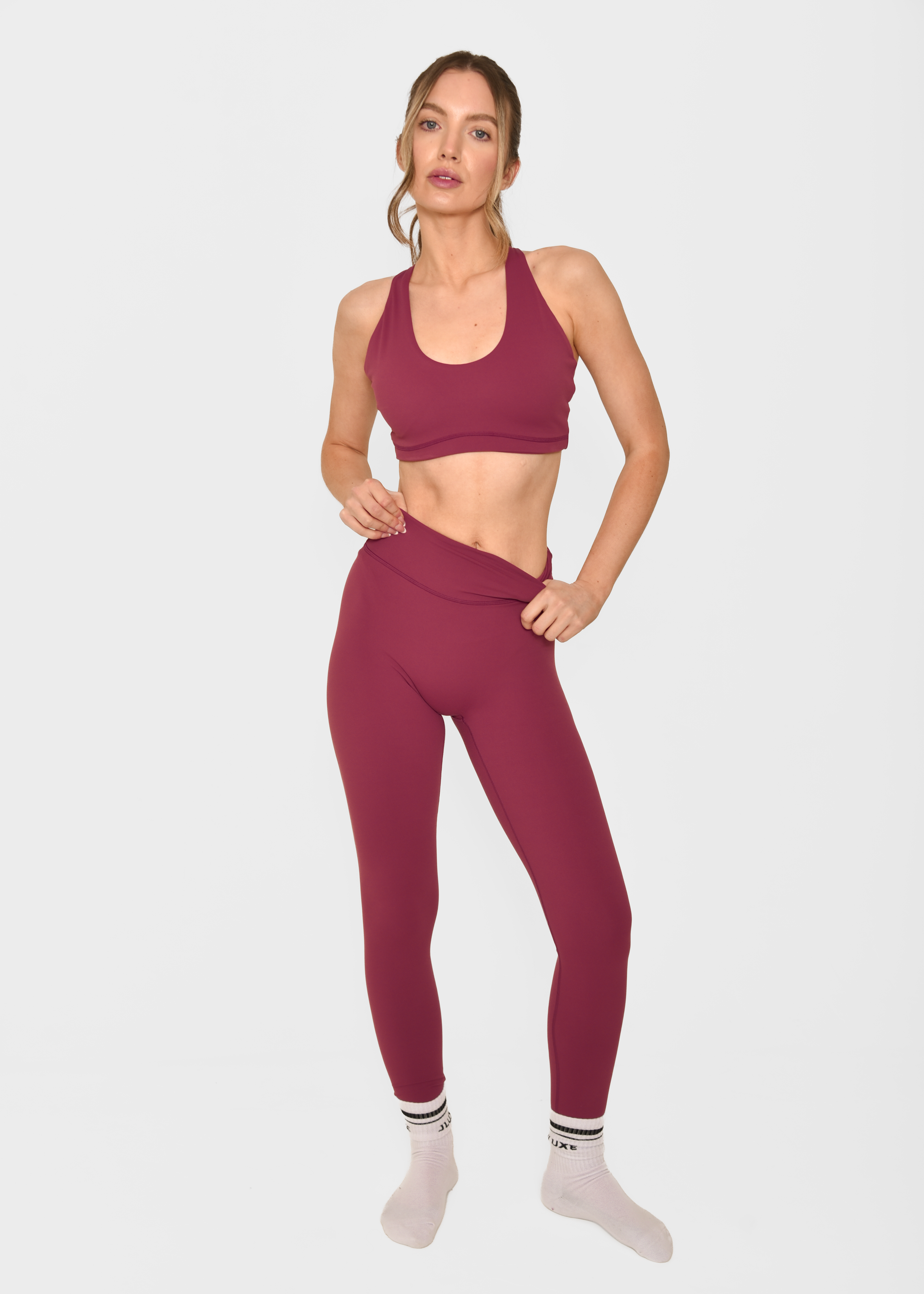 Cloud Sculpt Velvet Rose Scrunch Legging