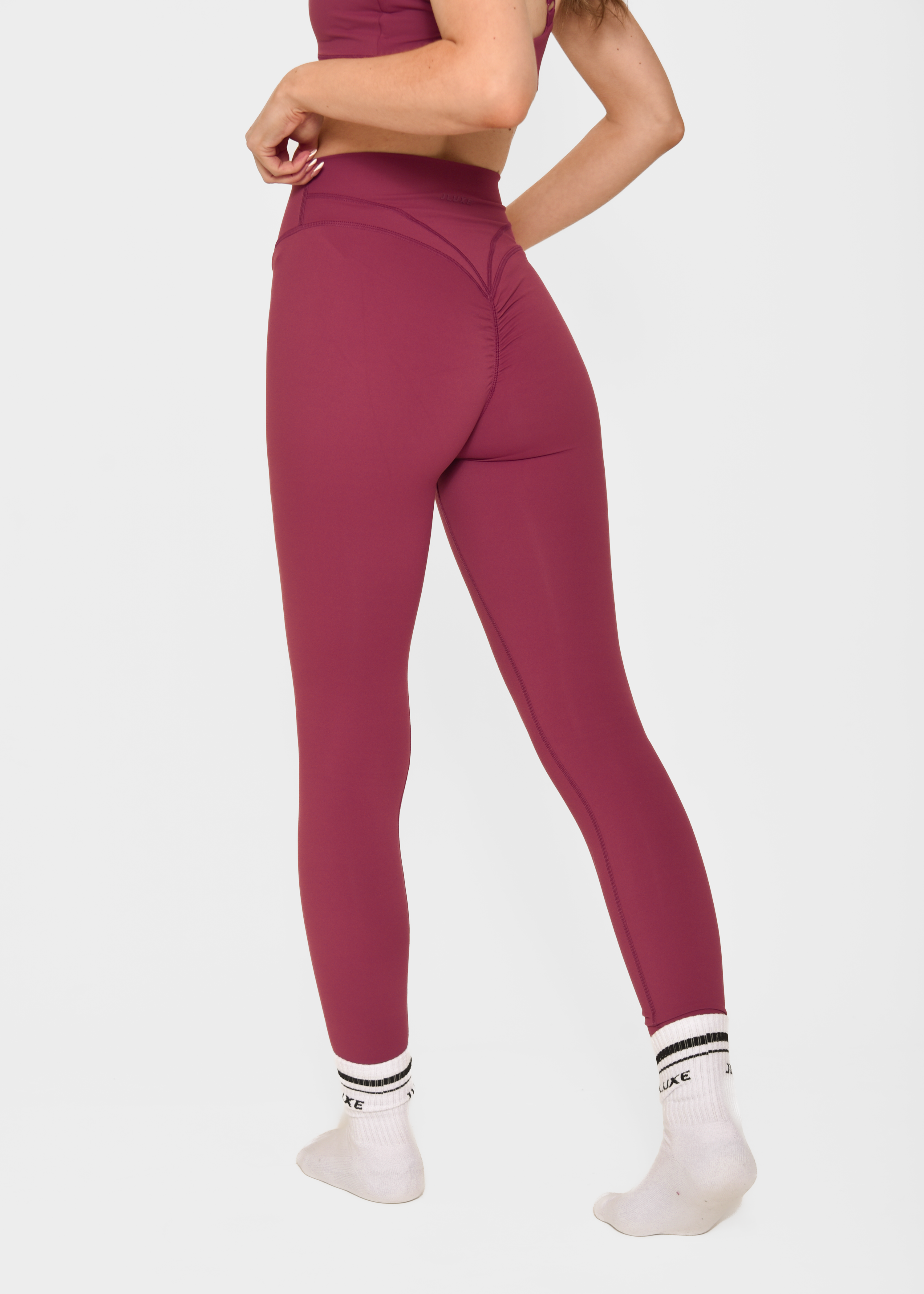 Cloud Sculpt Velvet Rose Scrunch Legging