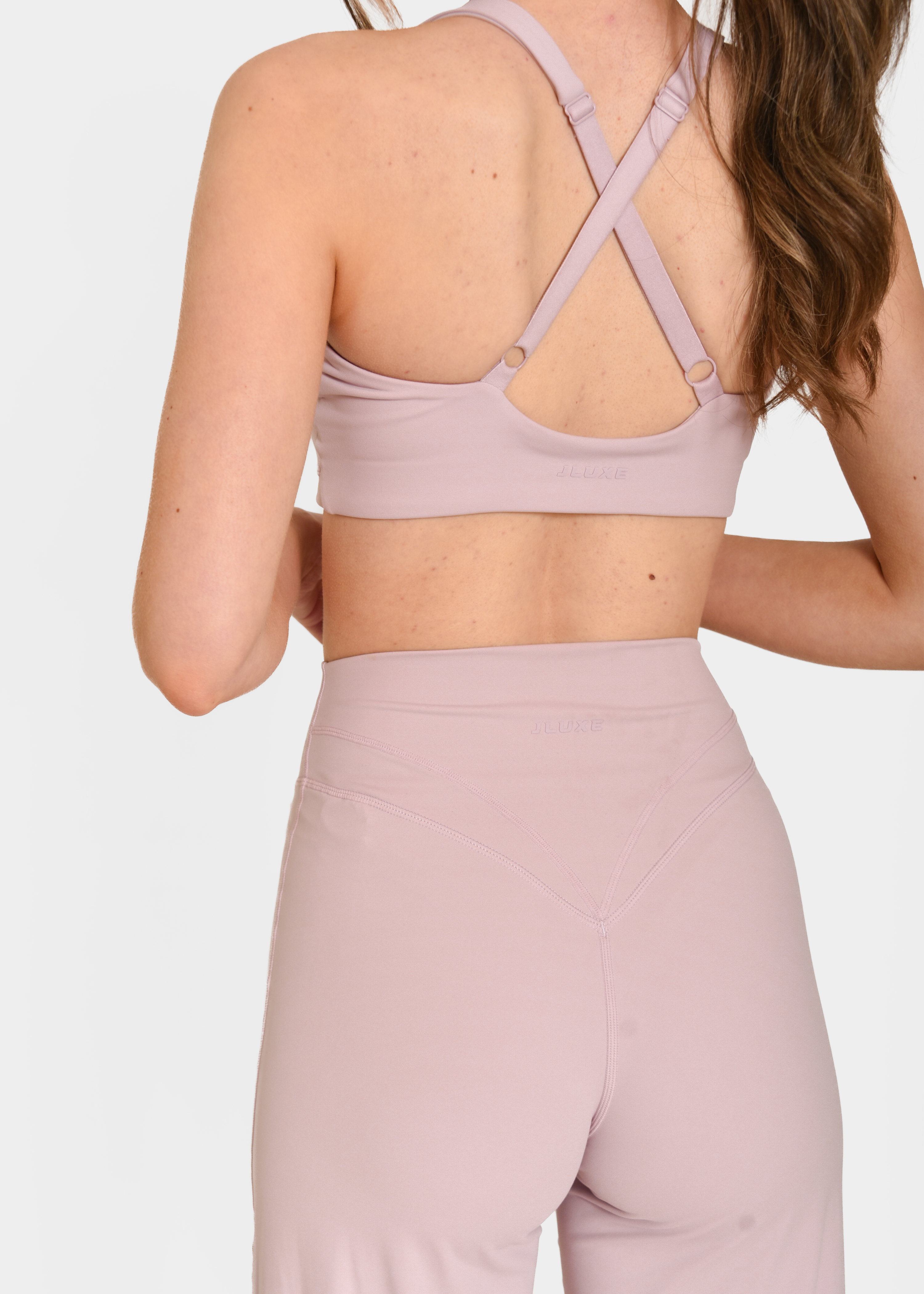 Cloud Sculpt Crossover Blush Pink Strap Bra