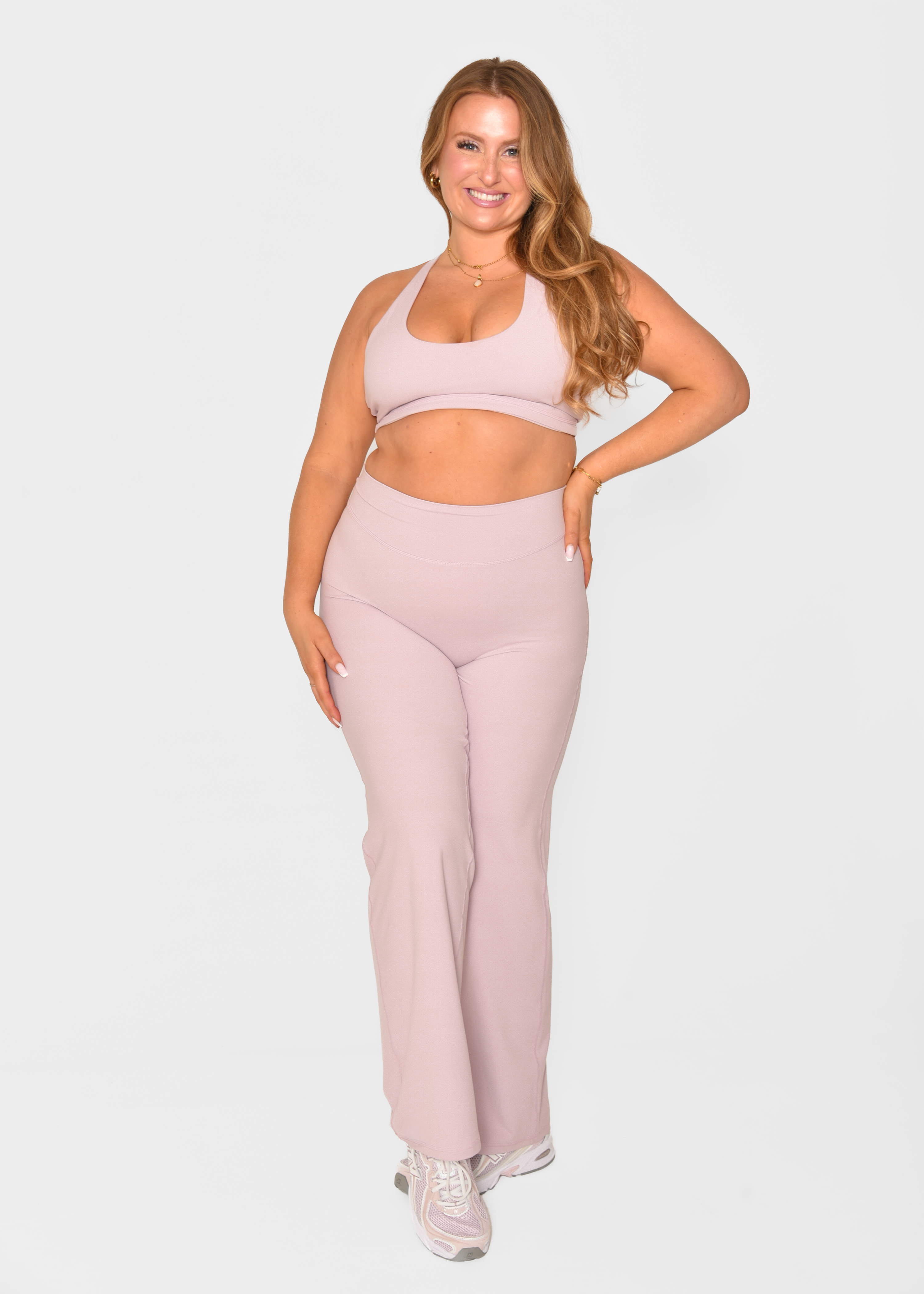 Cloud Sculpt Crossover Blush Pink Strap Bra