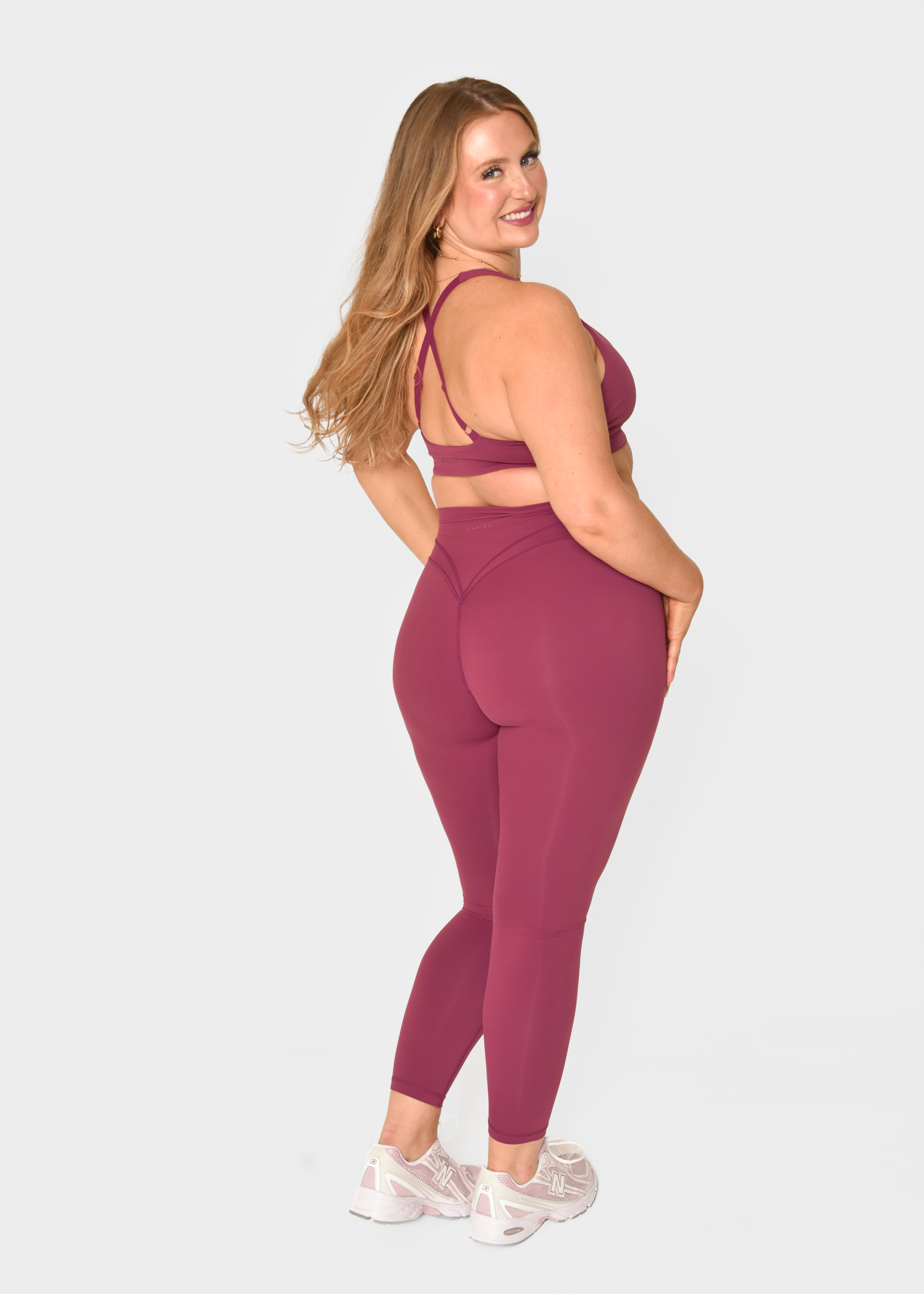 Cloud Sculpt Velvet Rose Scrunch Legging