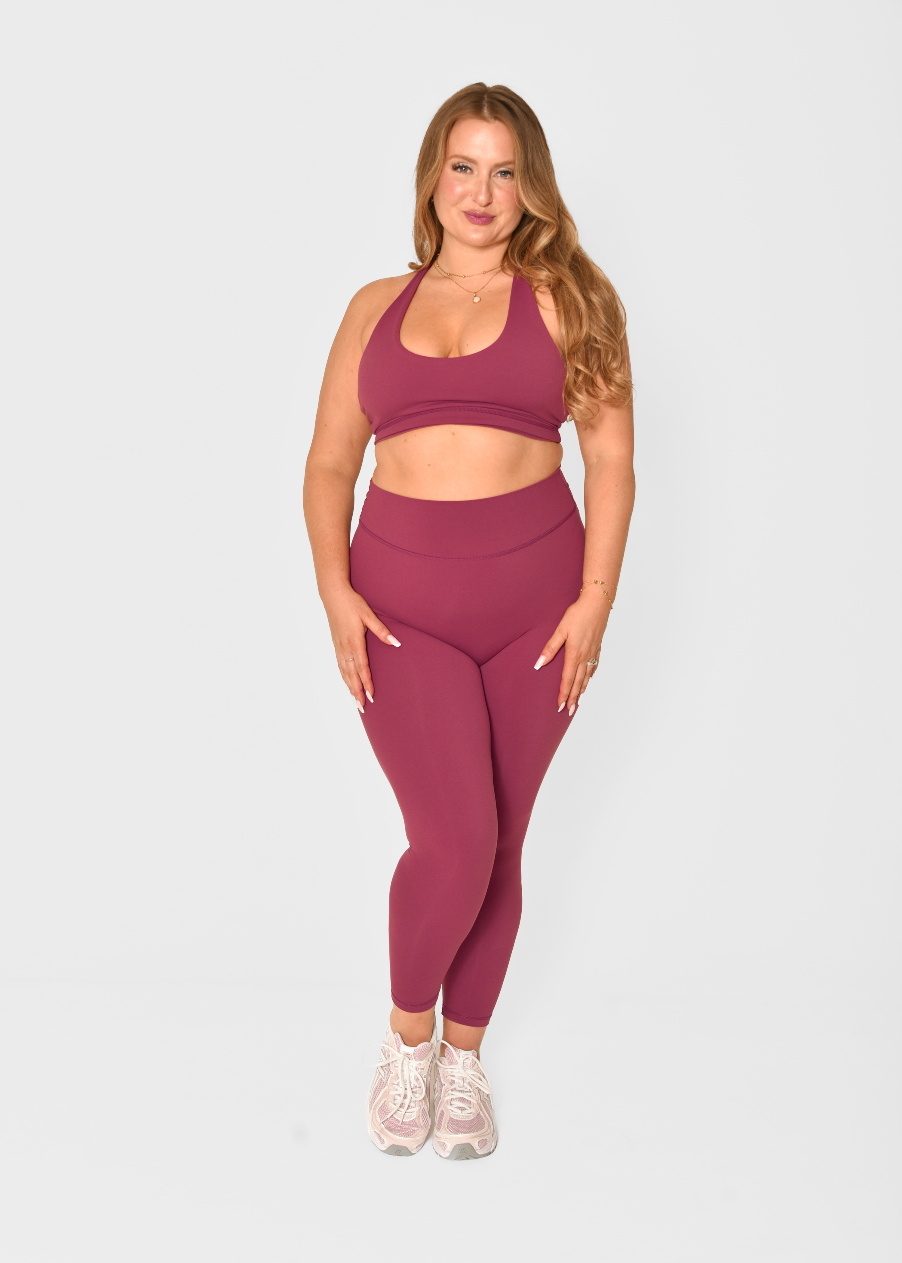 Cloud Sculpt Crossover Velvet Rose Strap Bra