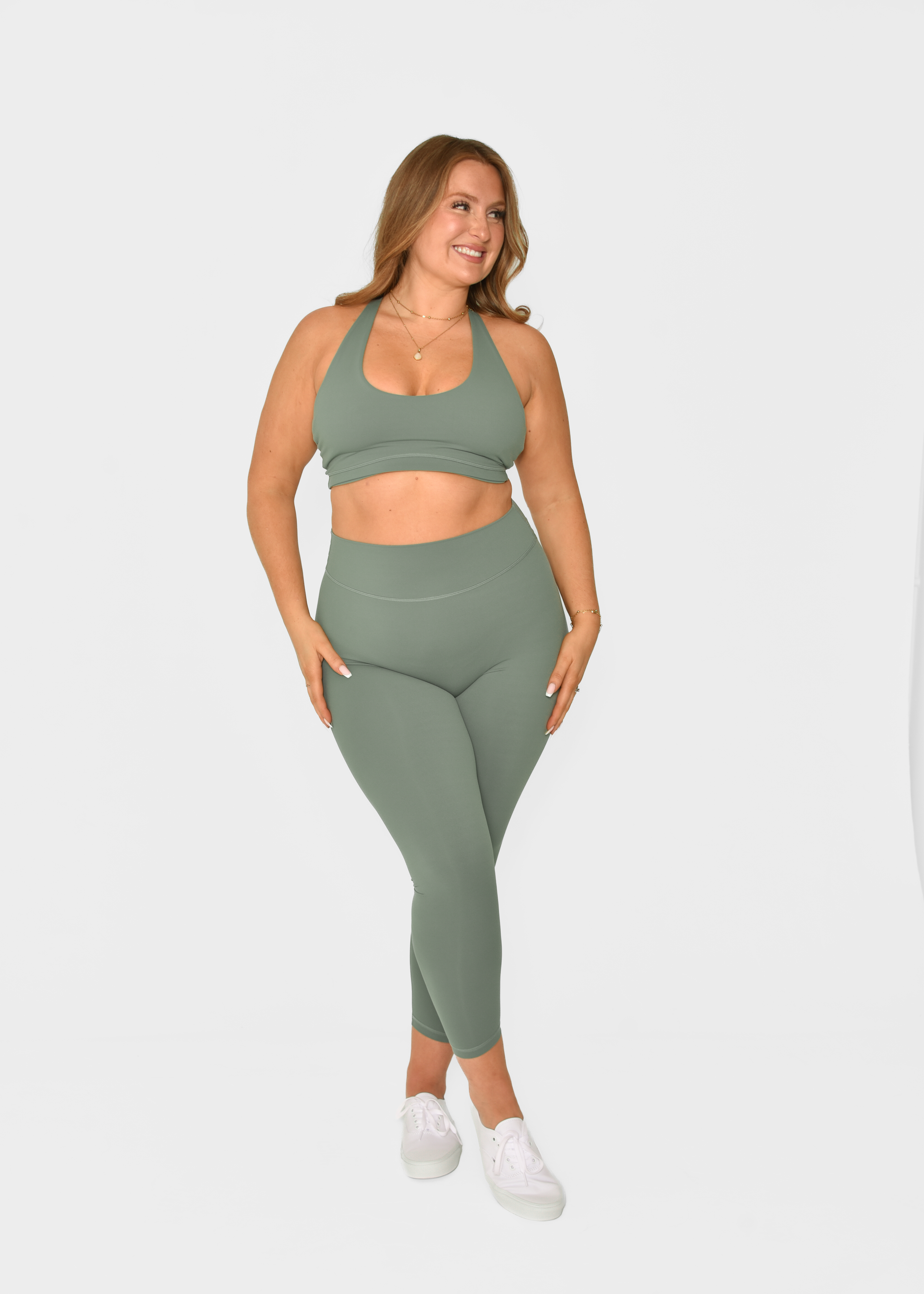 Cloud Sculpt Soft Sage Scrunch Legging