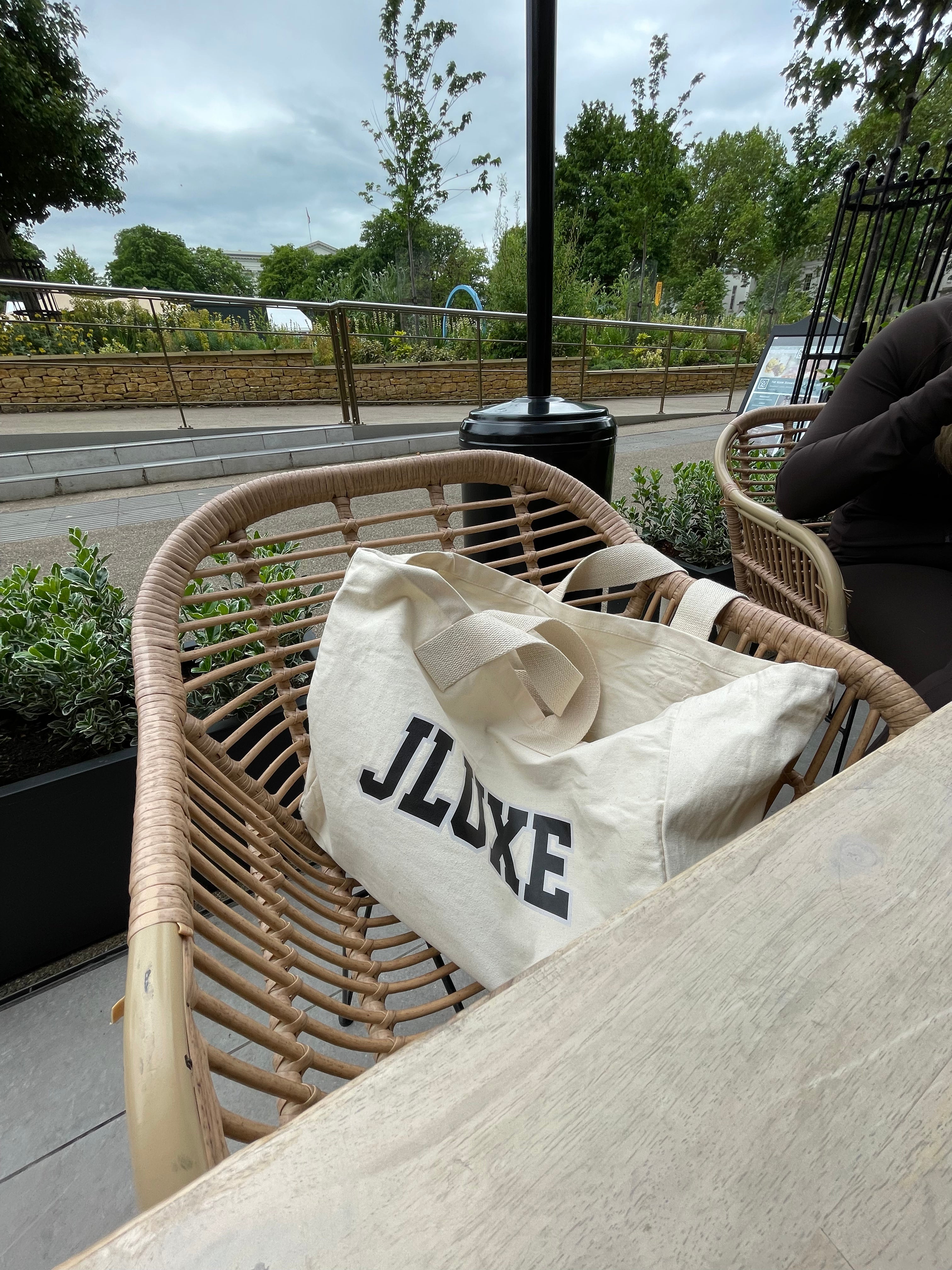 JLUXE Varsity Canvas Tote Bag *Pre order*