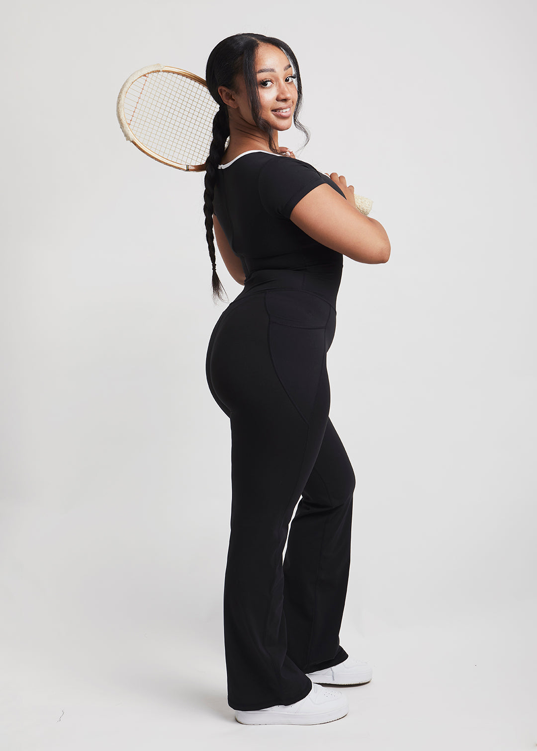 Legacy Black Flare Jumpsuit