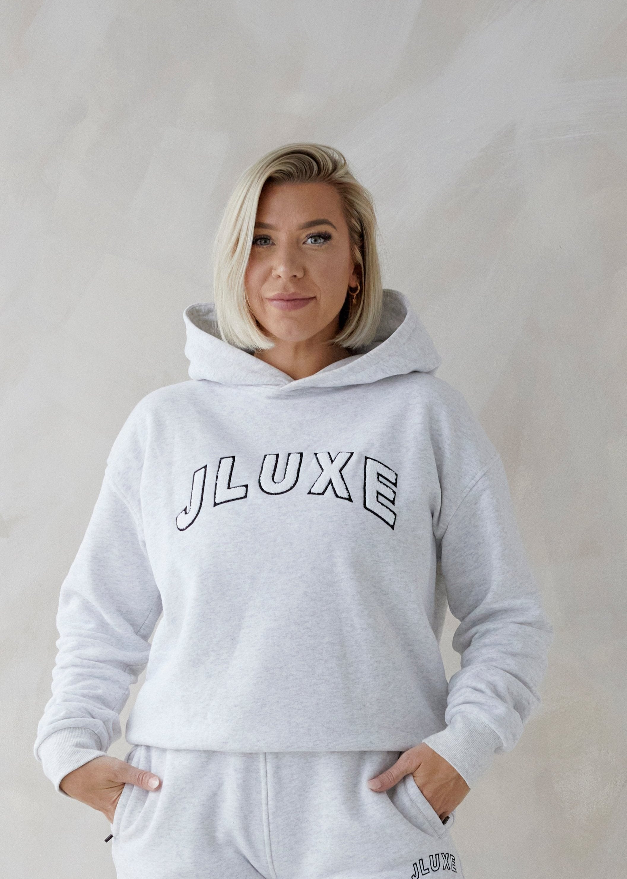 Scarlett Grey Marl Oversized Hoodie