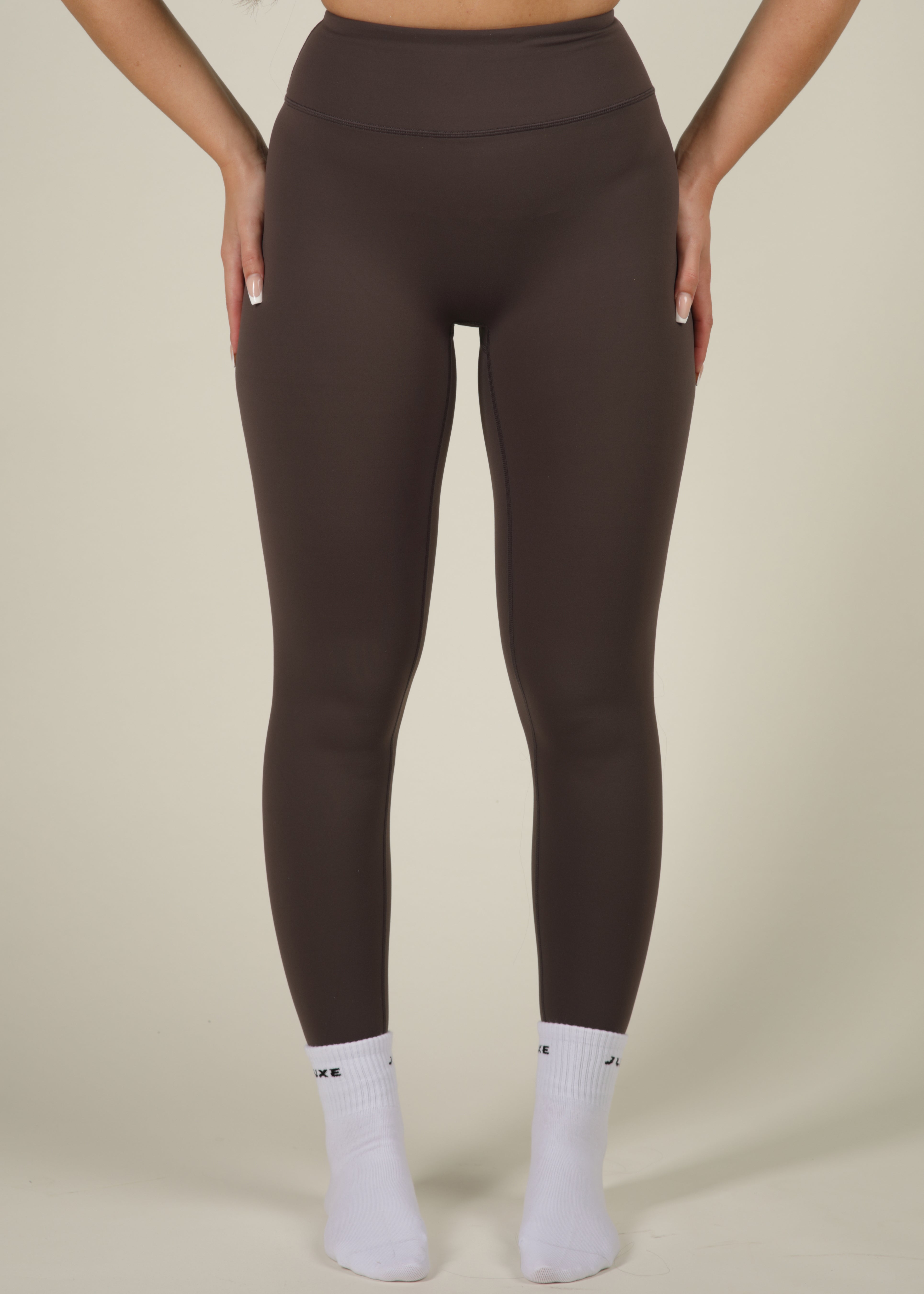 Recycled High Rise Deep Mocha Essential Legging