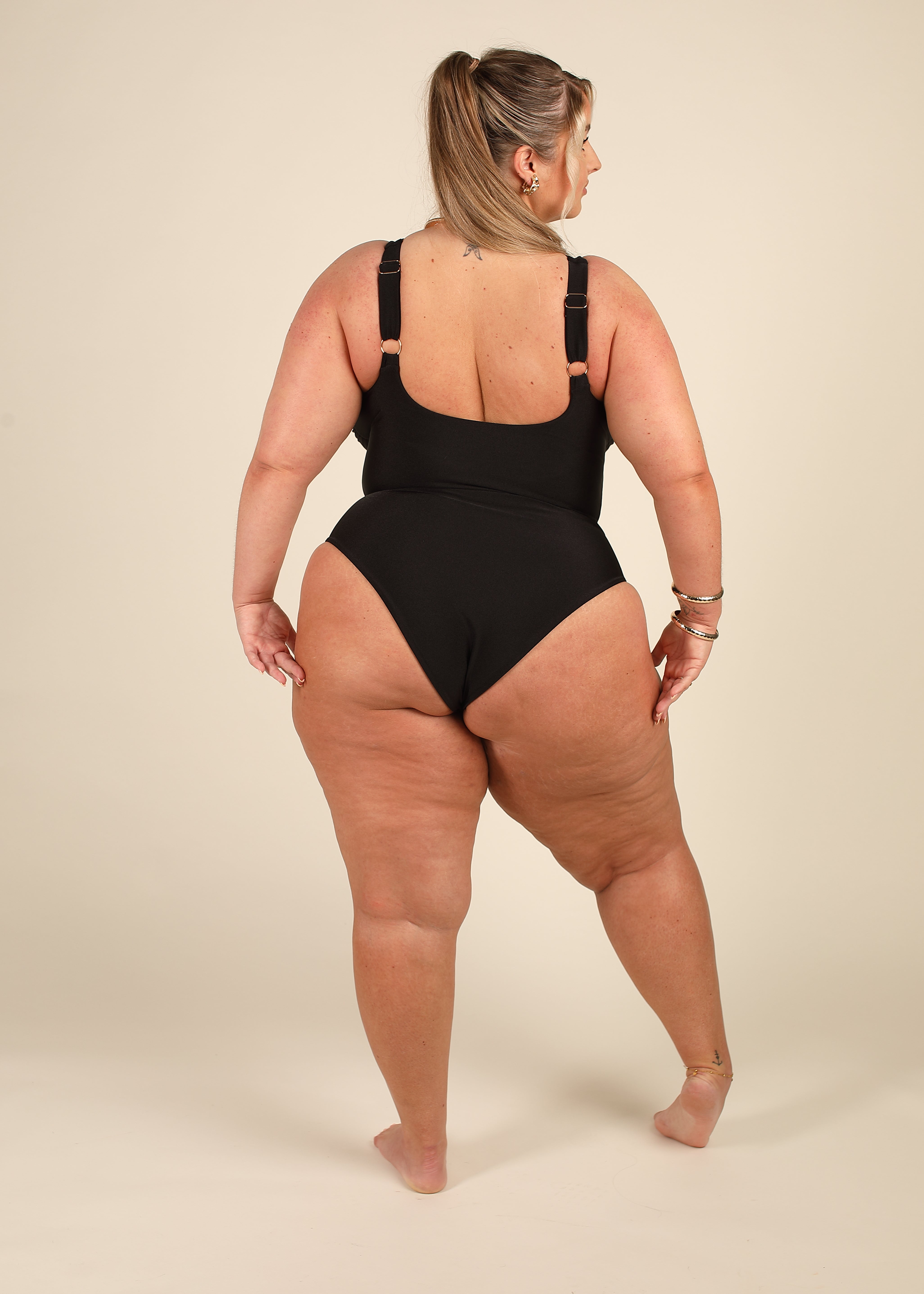 Contour Black Adjustable Tummy Control Swimsuit
