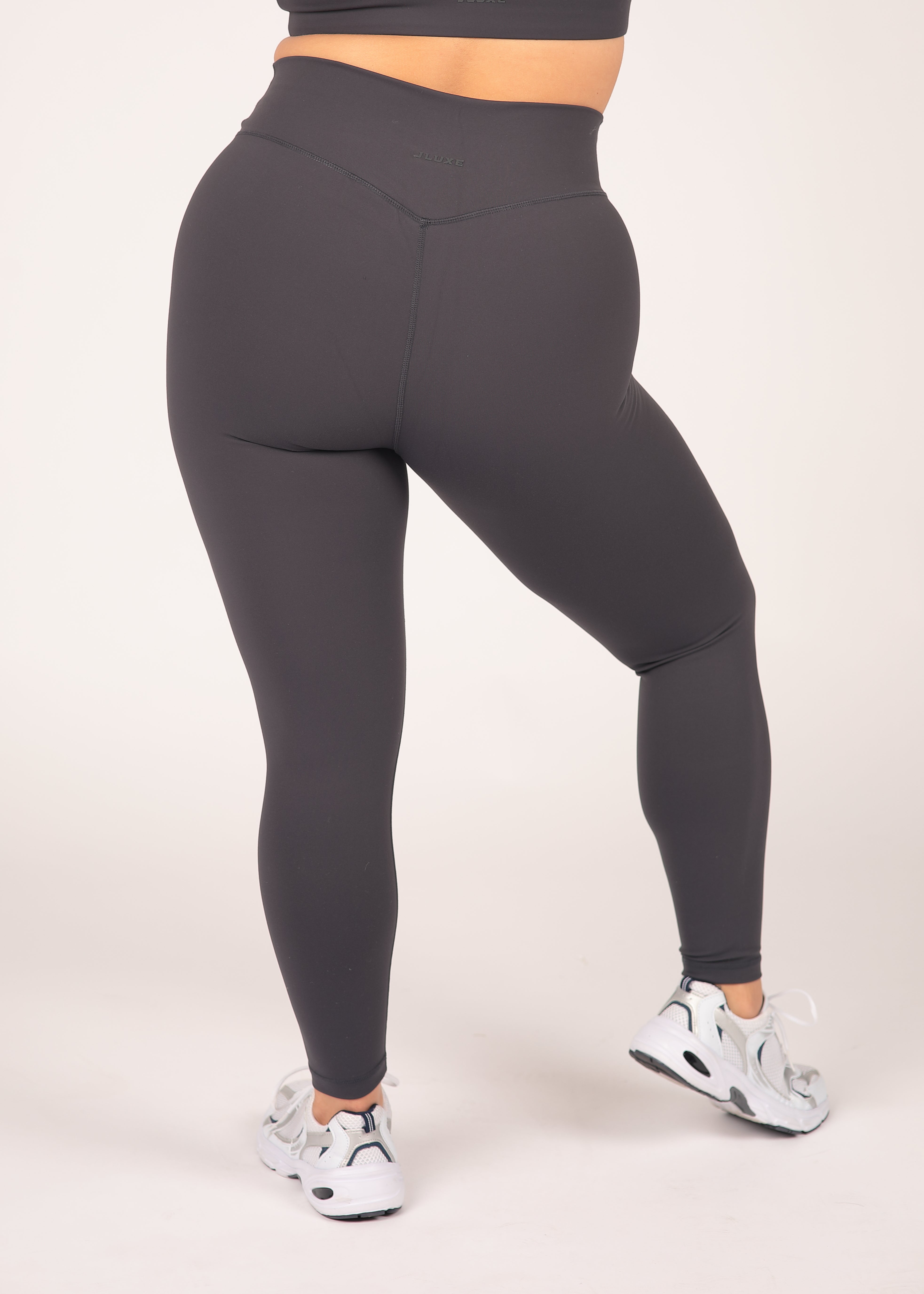 CloudLuxe Core Charcoal Wrap Essential Leggings