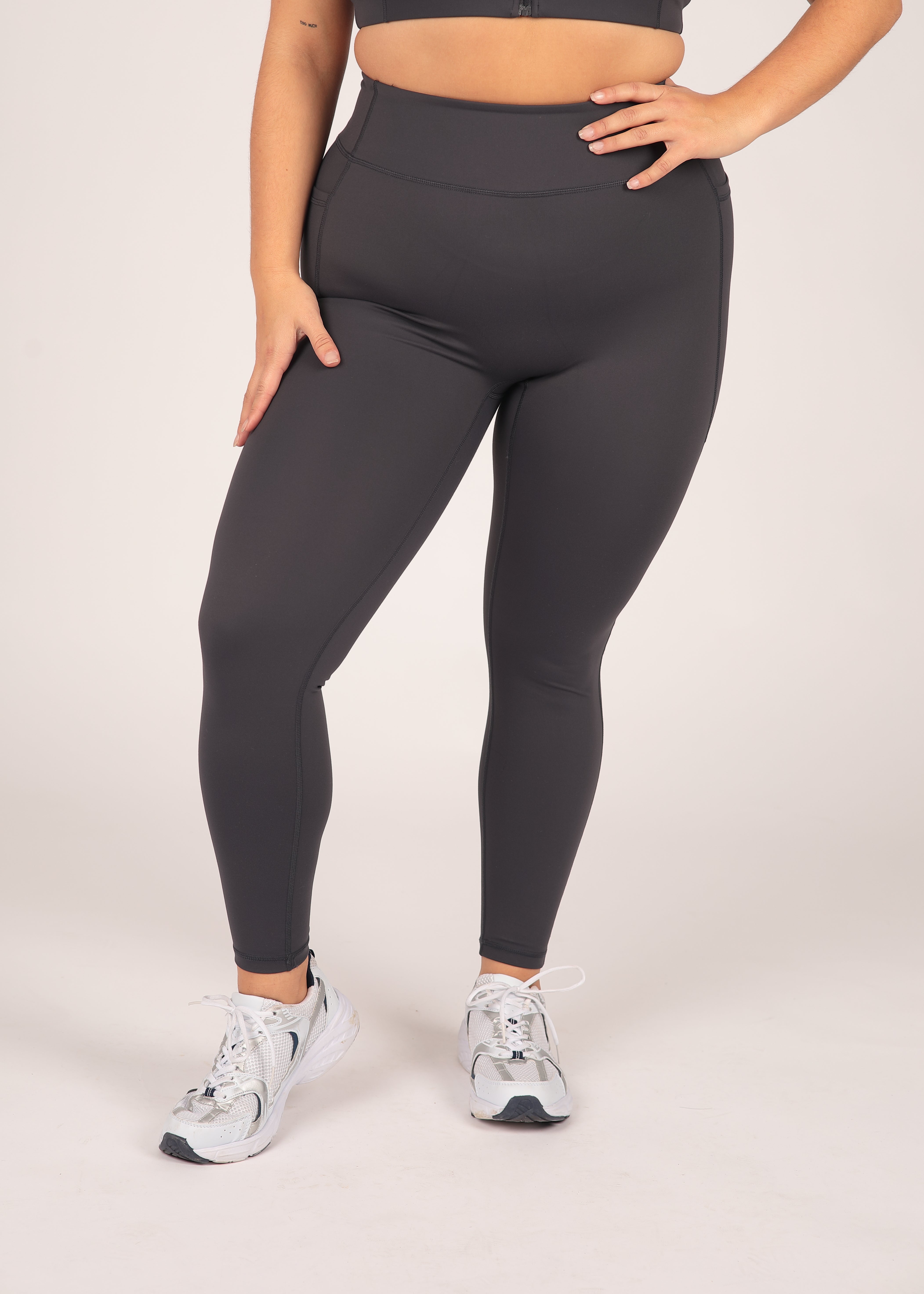 CloudLuxe Core Soft Charcoal Pocket Legging