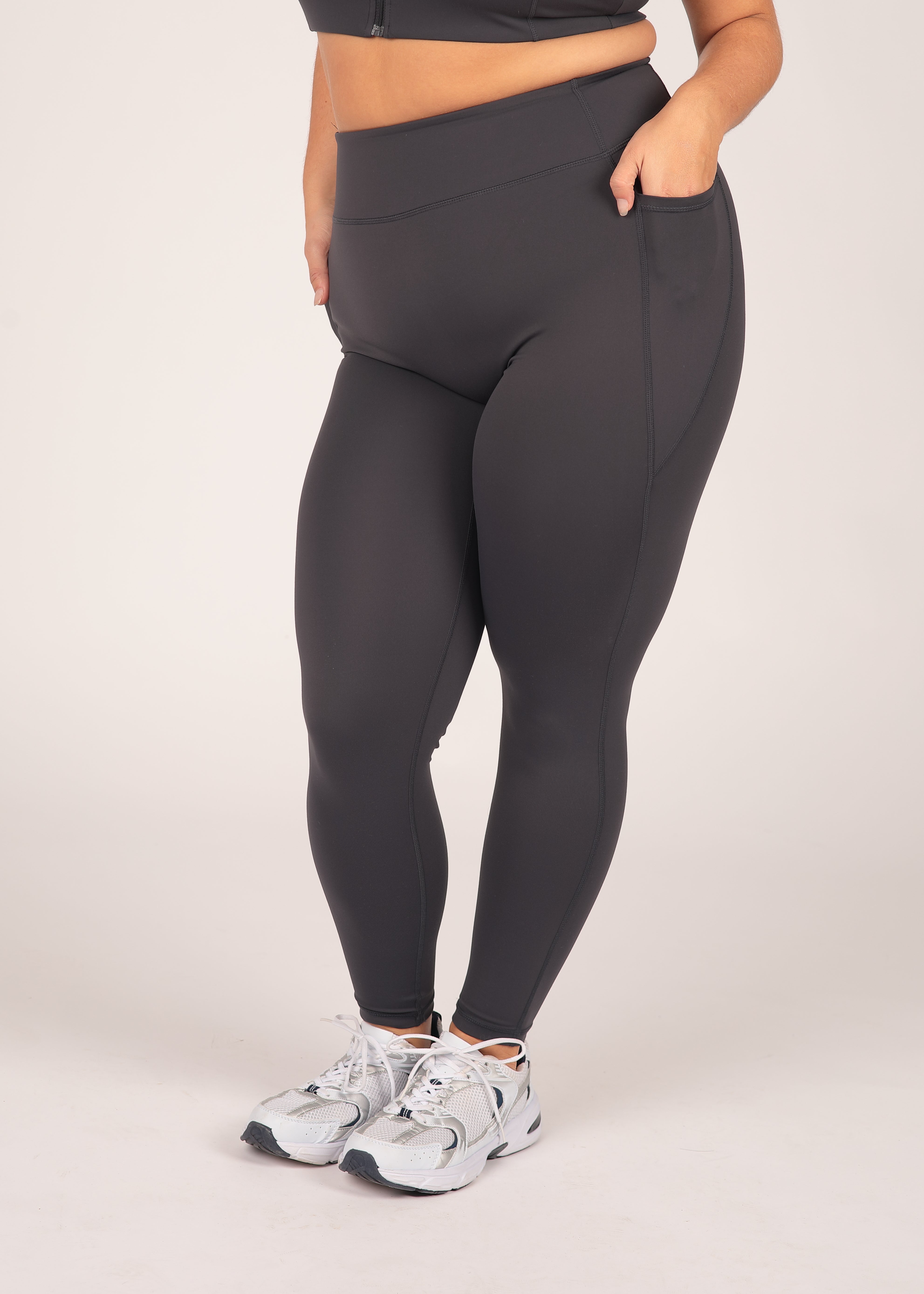 CloudLuxe Core Soft Charcoal Pocket Legging