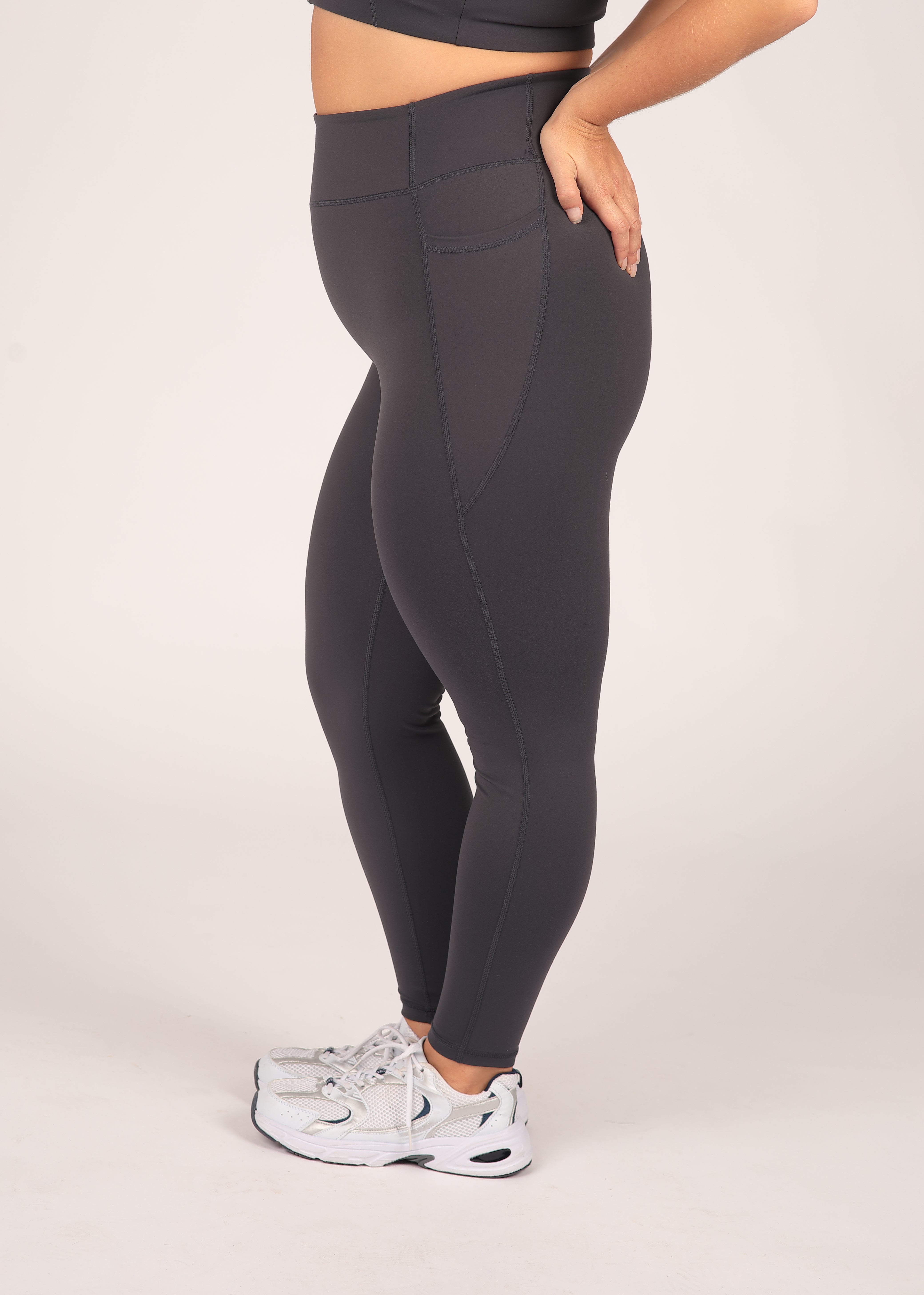 CloudLuxe Core Soft Charcoal Pocket Legging